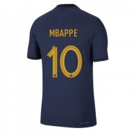 Pánský Fotbalový dres Francie Kylian Mbappe #10 MS 2022 Domácí Krátký Rukáv
